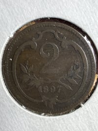 Image 3 of Austria 1897 - 2 Hellers
