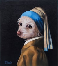 "Dog with the Pearl Earring"