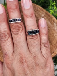 Image 3 of Black opal rings