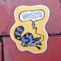 Image 1 of Raccoon Hiss sticker