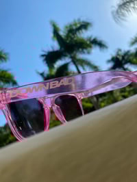 Image 1 of Translucent Pink Sunglasses