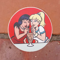 Two on a Soda Sticker