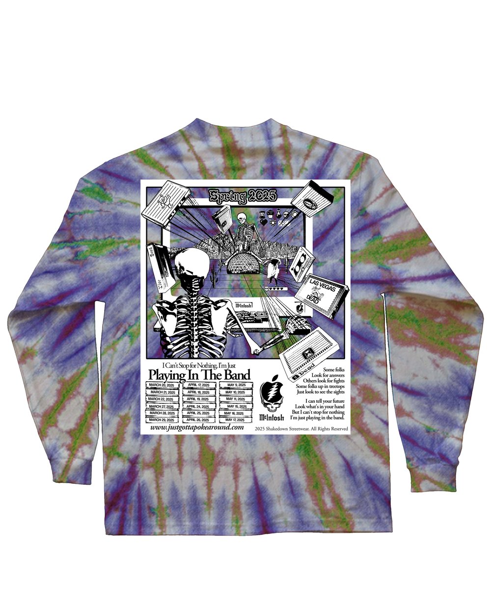 Long Sleeve Playing "In The Band" (Stardust Colorway)