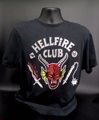 Image 1 of Vintage Hell Fire Club rhinestone T Shirt