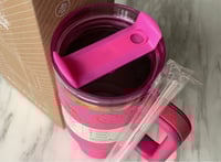 Image 5 of Hello Kitty X Stanley™️ "Hot Pink" | 40 Oz. FlowState Tumbler