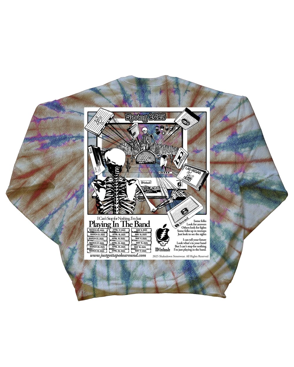 Playing "In The Band" Heavyweight Crewneck Sweatshirt (Canyon Colorway)