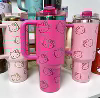 Image 3 of Hello Kitty X Stanley™️ “Hot Pink” | 40 Oz. FlowState Tumbler