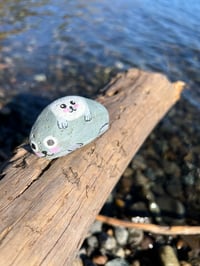 Image 1 of Tofu the Seal & Mochi the Pup Rock 💙