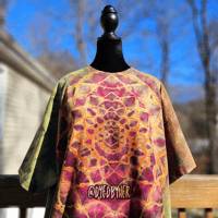 Image 5 of Mandala Ice Dyed Adult (2XL) Unisex T-Shirt