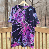 Image 3 of Reverse Tie Dye Adult (Extra Large) Unisex T-shirt