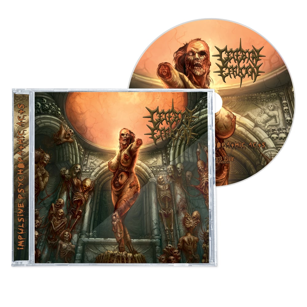 Image of CEREBRAL EFFUSION "IMPULSIVE PSYCHOPATHIC ACTS" CD