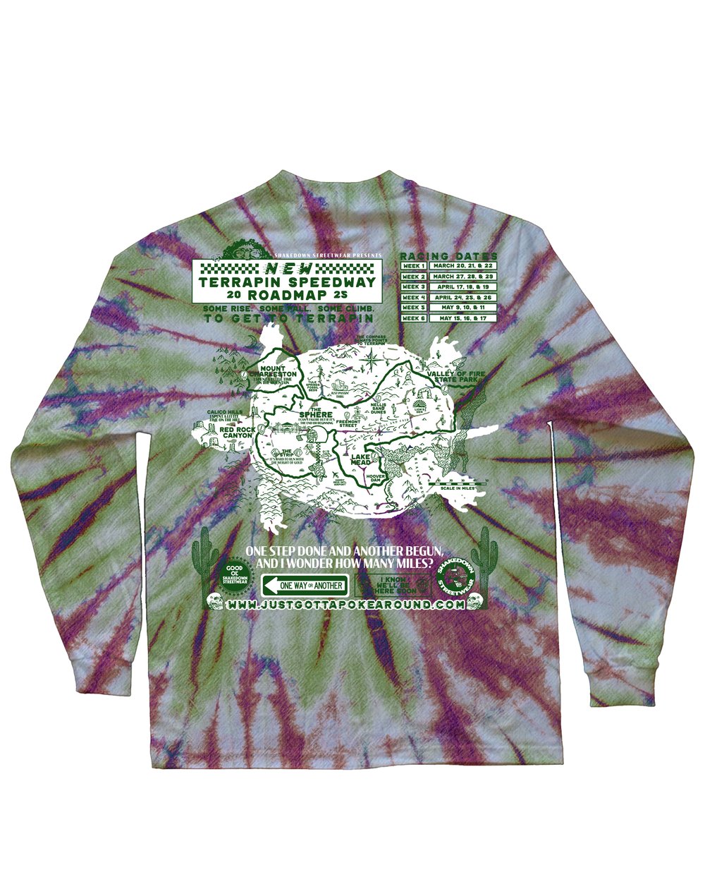 Long Sleeve New Terrapin Speedway (Prickly Pear Colorway)