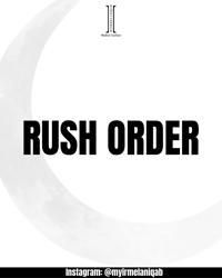 1 Week Advance Rush Order