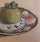 Image 3 of Nature morte au kaki sur une assiette japonaise