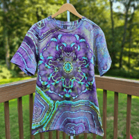 Image 3 of Ice Dyed Adult (Med) Unisex T-shirt