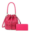 The Bucket Draw String Hobo -Shoulder Bag with Wallet
