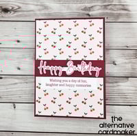 Happy Birthday Card - Cherries