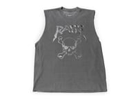 Image 1 of RAGE SKULL BANE CUT TEE GRAY