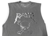 Image 2 of RAGE SKULL BANE CUT TEE GRAY
