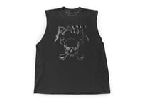 Image 3 of RAGE SKULL BANE CUT TEE BLACK