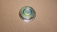 Image 3 of 240z "early style" gas cap and base w/chain - Refurbished