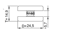 Image 8 of Pre-order HighFilament SC 3S/Dish Button for R188 Bearing