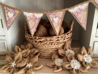 Image 1 of #23 Rustic Bunting - 10 flags *Flat rate $15.50 postage*