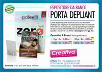 Espositore da Banco porta Depliant