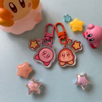 Image 2 of kirb waddle dee linking charms