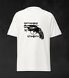 Surrounded By Strangers – T-shirt Gun White