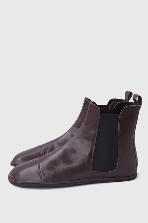 Image of High Top Chelsea boots in Glorious Brown - 44 EU - Ready to ship