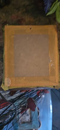 Image 3 of Vintage Pressed Flower Artwork in Ornate Wood Frame