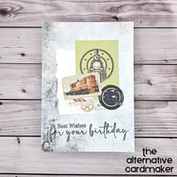 Trains Birthday Card - Vintage Inspired