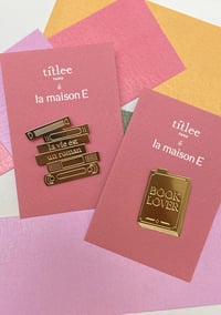 Image 1 of PIN'S pour les amoureux des livres
