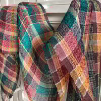 Image 1 of Atlantic Drift handwoven scarf