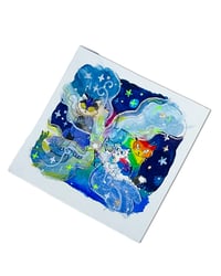 Image 3 of A6 carré - Protect trans kids - illustration originale