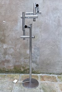 Image 2 of Lampadaire en métal chromé 17 feux