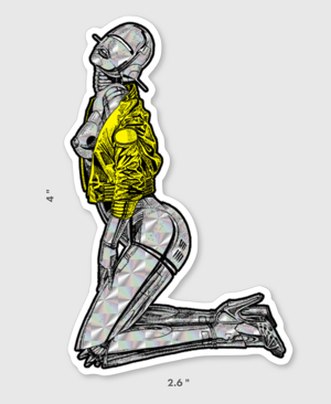 Image of SEXY ROBOT -  STICKER