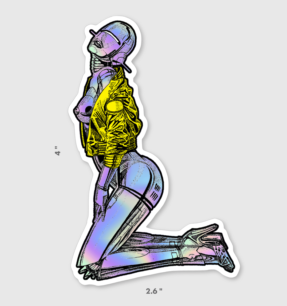 Image of SEXY ROBOT -  STICKER
