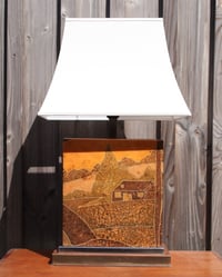 Image 1 of Lampe en résine Jean Claude Mahey
