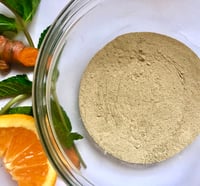 Image 4 of Gold Dust: Orange Spice Foaming Turmeric Remineralizing Tooth Powder 