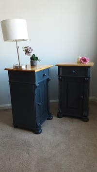 Image 3 of Stylish Bedside Cabinets with good storage.