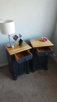 Image 4 of Stylish Bedside Cabinets with good storage.
