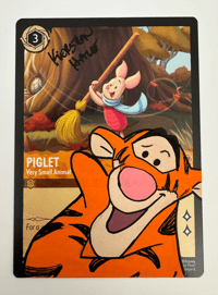 Lorcana Card Alter and Autograph- Tigger