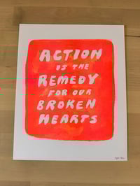 Image 2 of Action is the Remedy 8x10" Print