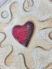 Image 3 of 'Jammie Dodger' Original mini oil painting
