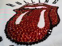 Image 15 of Vintage customised Rolling Stones rhinestone T shirts