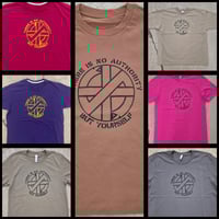 Image 1 of Crass There Is No Authority But Yourself -shirts 
