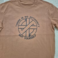 Image 9 of Crass There Is No Authority But Yourself -shirts 