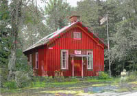 "District #8, Moose River Settlement" Note Card
